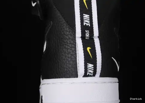  White Air Black Mid 1 Force 804609-103 Utility 0526